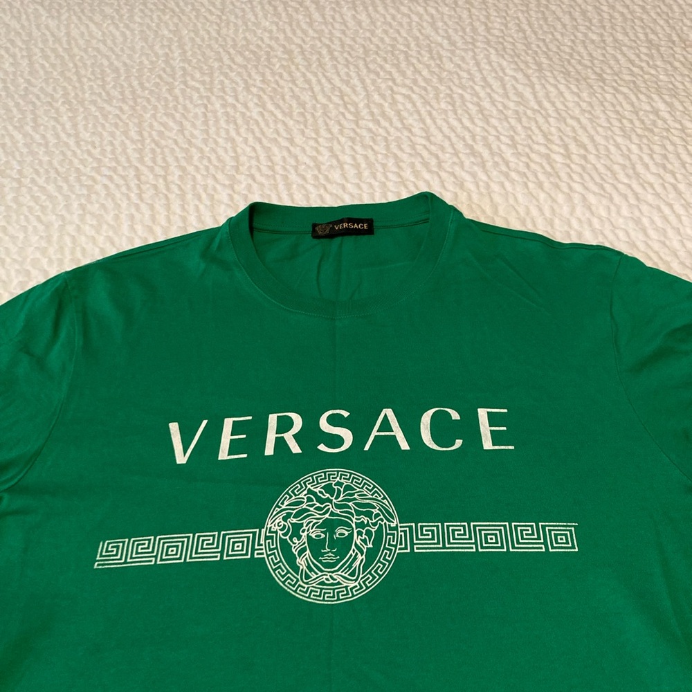Versace Emerald Green Short Sleeve Tee